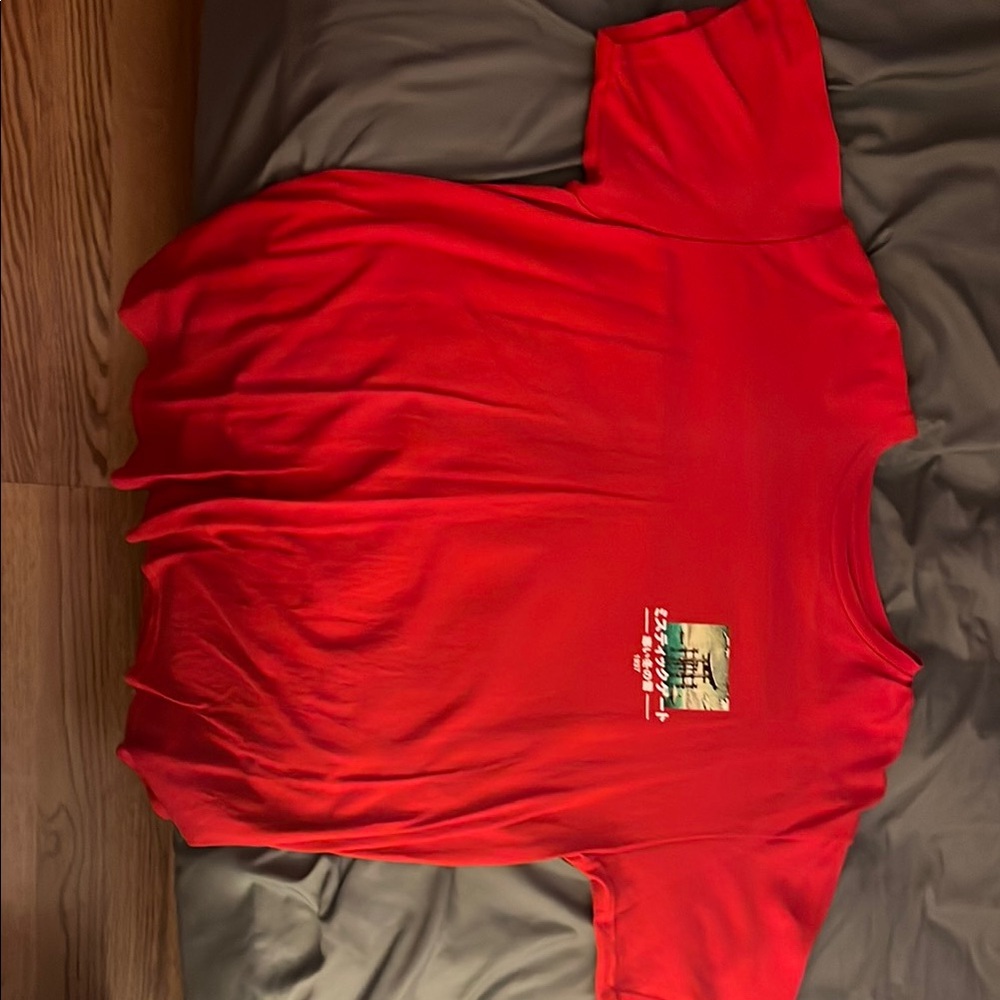 PacSun Red Graphic Boxy Short Sleeve T-Shirt